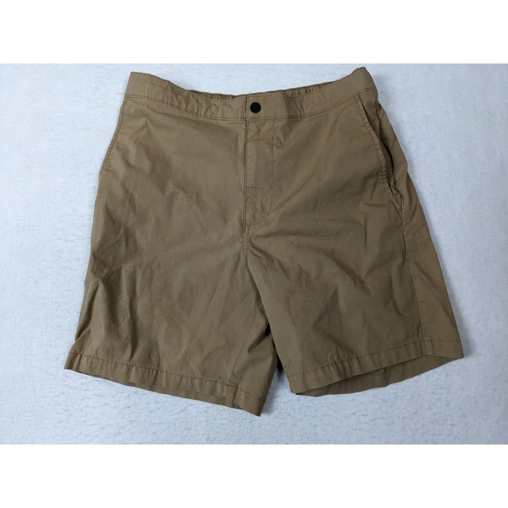 Old Navy Mens Khaki Shorts M Cotton Blend